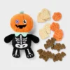 Halloween Pumpkin Flavor Spooky Plush Toy With Biscuits Dog Treats - Boots & Barkley™ 4.3oz