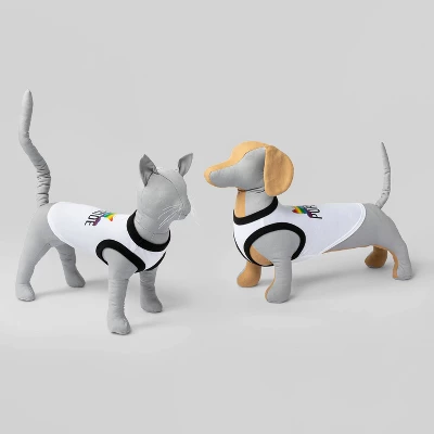 Purride Pride Dog And Cat Tank Shirt - White - Boots & Barkley™ 6 Purride Pride Dog And Cat Tank Shirt - White - Boots & Barkley™ - Image 6