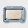 Cuddler Dog Bed - L - Blue - Boots & Barkley™