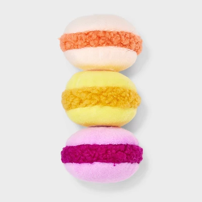 Macaroon Pull-Apart Trio Cat Plush Toy Set - 3pc - Boots & Barkley™ 3 Macaroon Pull-Apart Trio Cat Plush Toy Set - 3pc - Boots & Barkley™ - Image 3