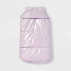 Shiny Dog Puffer Vest - Purple - Boots & Barkley™