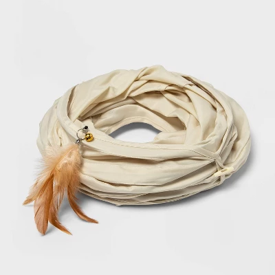 Triple Tunnel For Cats - Beige - Boots & Barkley™ 2 Triple Tunnel For Cats - Beige - Boots & Barkley™ - Image 2