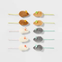 Mouse Multipack Cat Toy Set - 10pk - Boots & Barkley™ 5 Mouse Multipack Cat Toy Set - 10pk - Boots & Barkley™ -Pets Gift Store GUEST c3a467f3 16fd 4be1 94f9 47b744f307f6