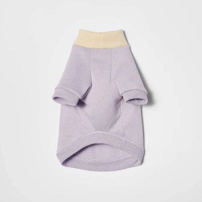Lightweight Funnel Neck With Stripe Pocket Dog And Cat Sweatshirt - Boots & Barkley™ Purple 2 Lightweight Funnel Neck With Stripe Pocket Dog And Cat Sweatshirt - Boots & Barkley™ Purple - Image 2