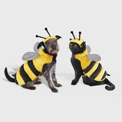 Bee With Reflective Wings Full Body Halloween Dog And Cat Costume - Boots & Barkley™ 6 Bee With Reflective Wings Full Body Halloween Dog And Cat Costume - Boots & Barkley™ - Image 6