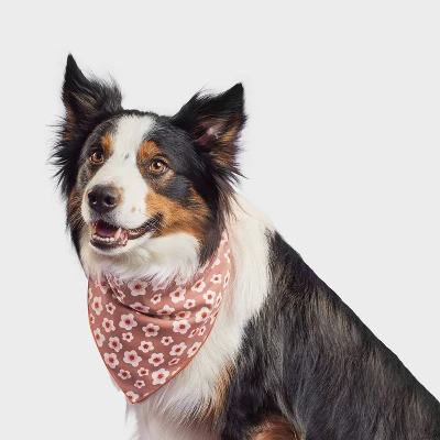 Floral Dog Bandana - Boots & Barkley™ One Size Fits Most 3 Floral Dog Bandana - Boots & Barkley™ One Size Fits Most - Image 3