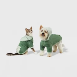 Lightweight Printed Pocket Dog Hoodie - Green - Boots & Barkley™ -Pets Gift Store GUEST d223b35d 2285 4f55 8074 3d88b8213f3b