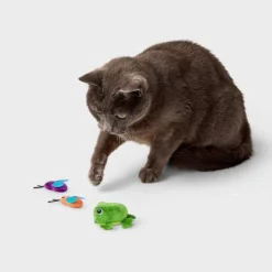 Baby Toad And Moths Cat Plush Toy Set - 3pc - Boots & Barkley™