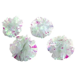 Pounce & Chase Mylar Crinkle Balls Cat Toys - 4pk - Boots & Barkley™ -Pets Gift Store GUEST dd4f8cf6 6db2 4f05 a8e5 7f3e28f4a1ec