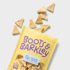 Party Hat Birthday Vanilla Flavor Crunchy Dog Treat Biscuits - Boots & Barkley™ 6oz