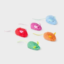 Mouse Skitter Critters Cat Plush Toy Set - 5pc - Boots & Barkley™ -Pets Gift Store GUEST ddef1f5b 34a0 42ce 81b1 1b6d93ede22d