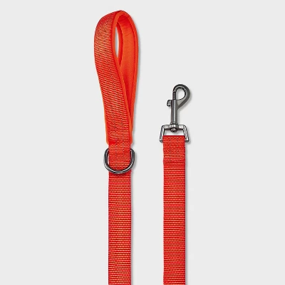 Reflective Comfort Dog Leash - 60" - Bright Orange - Boots & Barkley™ 2 Reflective Comfort Dog Leash - 60" - Bright Orange - Boots & Barkley™ - Image 2