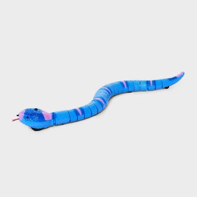 Motion Activated Slithering Snake Cat Mechanical Toy - Boots & Barkley™ Blue 2 Motion Activated Slithering Snake Cat Mechanical Toy - Boots & Barkley™ Blue - Image 2