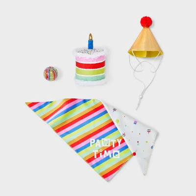 Party Gift Pack Dog Plush Ball Toy Set - 4pc - Boots & Barkley™ 1 Party Gift Pack Dog Plush Ball Toy Set - 4pc - Boots & Barkley™