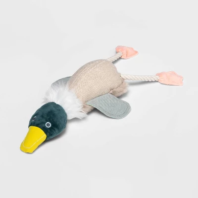 Bird Plush With Rope Dog Toy - M/L - Boots & Barkley™ 4 Bird Plush With Rope Dog Toy - M/L - Boots & Barkley™ - Image 4