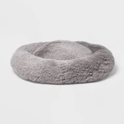 Super Plush Cuddler Round Dog Bed - Gray - Boots & Barkley™ -Pets Gift Store GUEST fe4cb0c6 f59a 427d b403 472546f26b8e